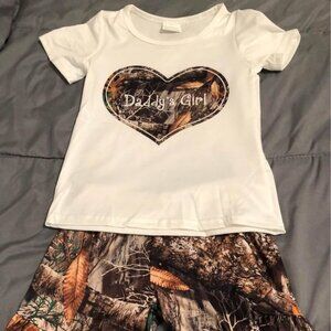 Daddy’s Girl Camo Outfit - 3T
